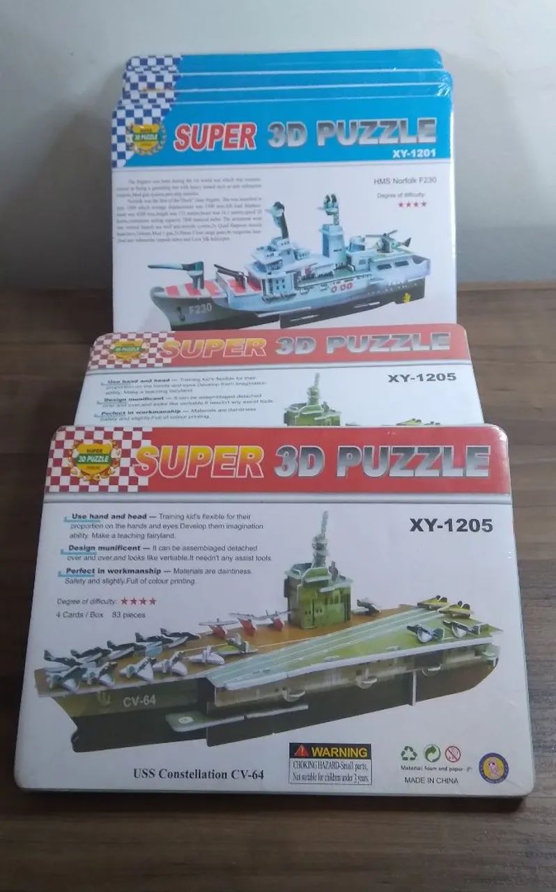 Super 3D Puzzle navios de guerra  - Foto 4