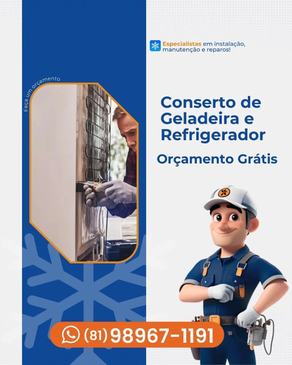 Conserto de Geladeira e Refrigerador