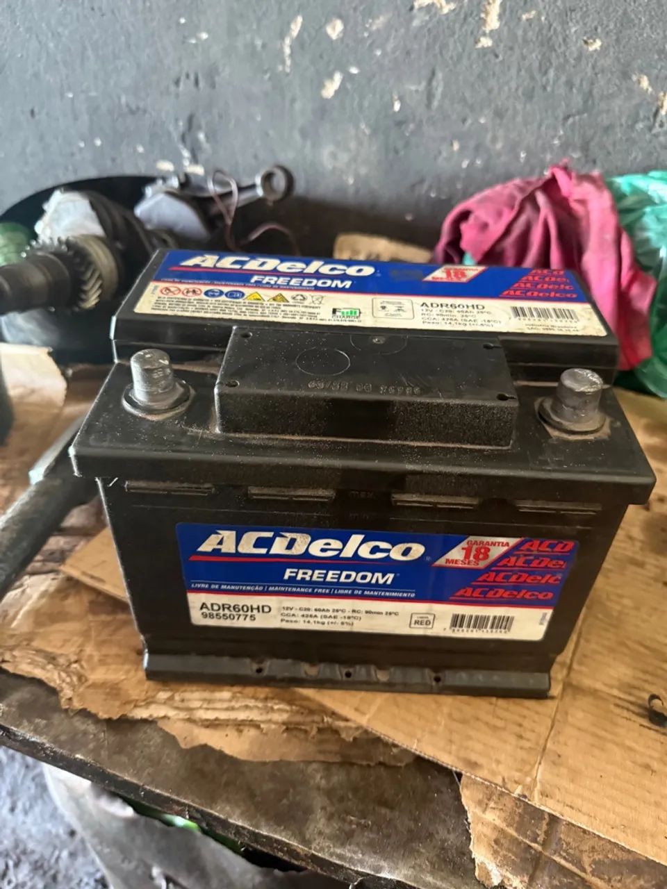 Bateria AcDelco Freedom 60 amperes