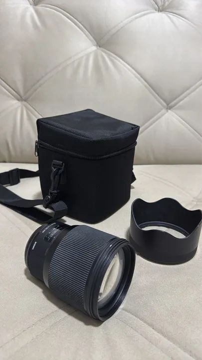 Lente 85mm sigma pra nikon - Foto 2