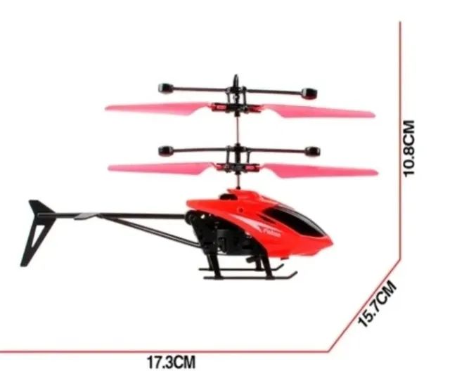 Helicóptero Voador Com Controle Remoto / Aeronave Que Acende A Mão - Foto 2