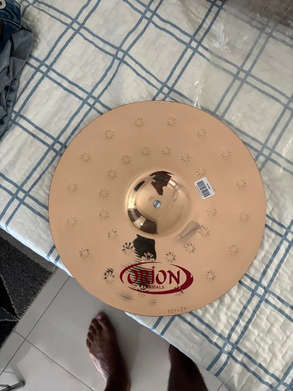 Prato de Bateria Orion Revolution Pro Medium Crash 14" - Foto 3