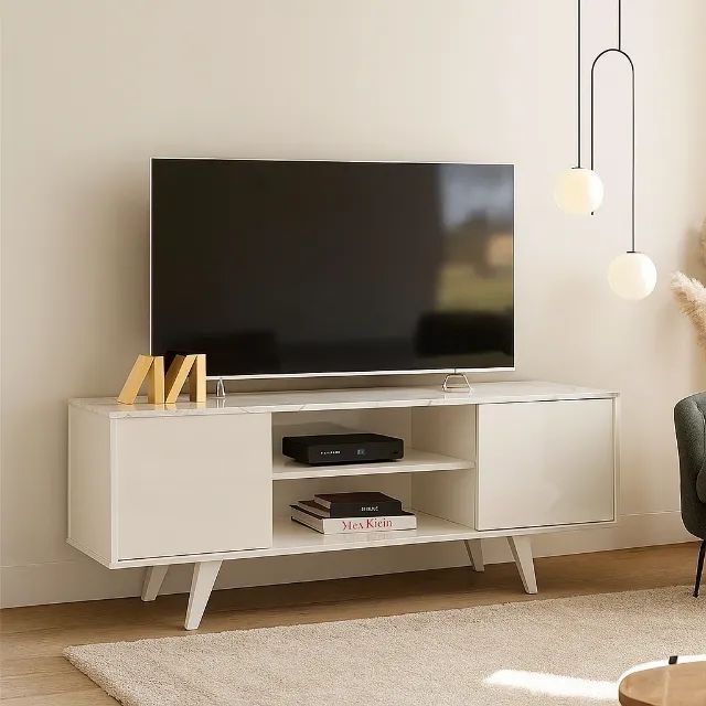 Rack Lisboa Calacata/Off White (parcelamos em até 10x sem juros)