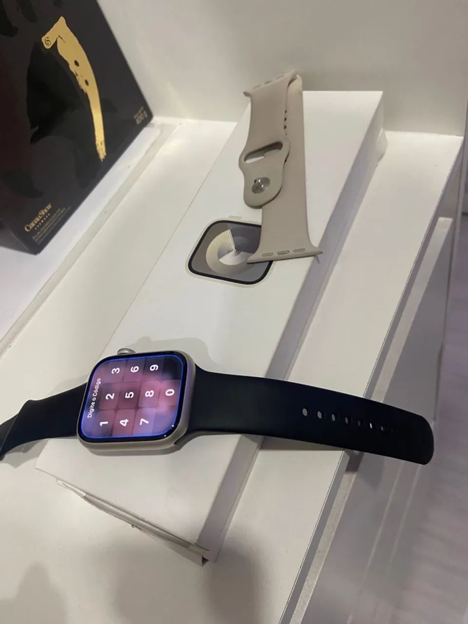 Apple Watch Series 9 (GPS + Celular) 45mm Alumínio - Bateria 99% CAIXA E NOTA FISCAL