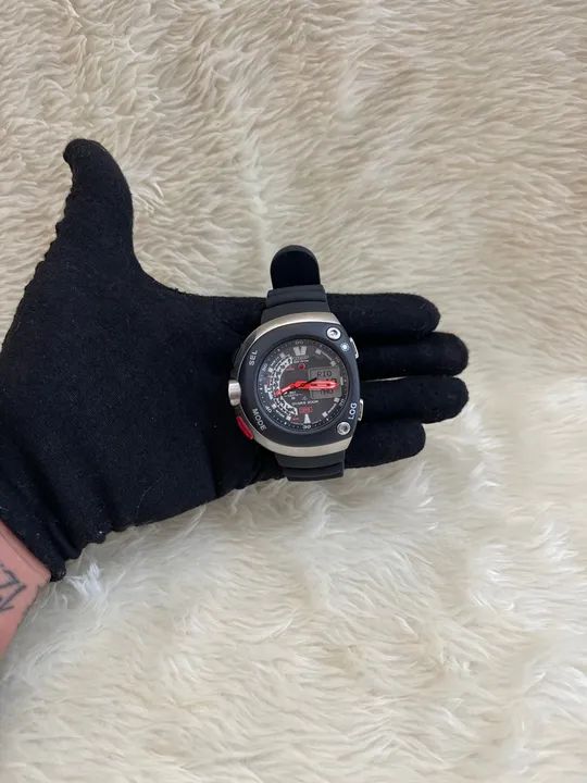 Relógios Citzen Aqua 4 meia lua  - Foto 3