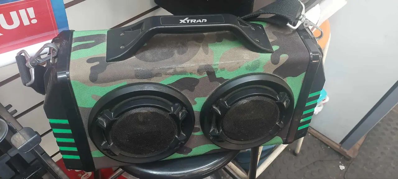 Caixa de Som Bluetooth XTRAD Camuflada