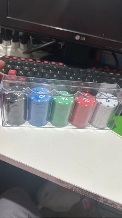 Conjunto de fichas para jogos  - Foto 5