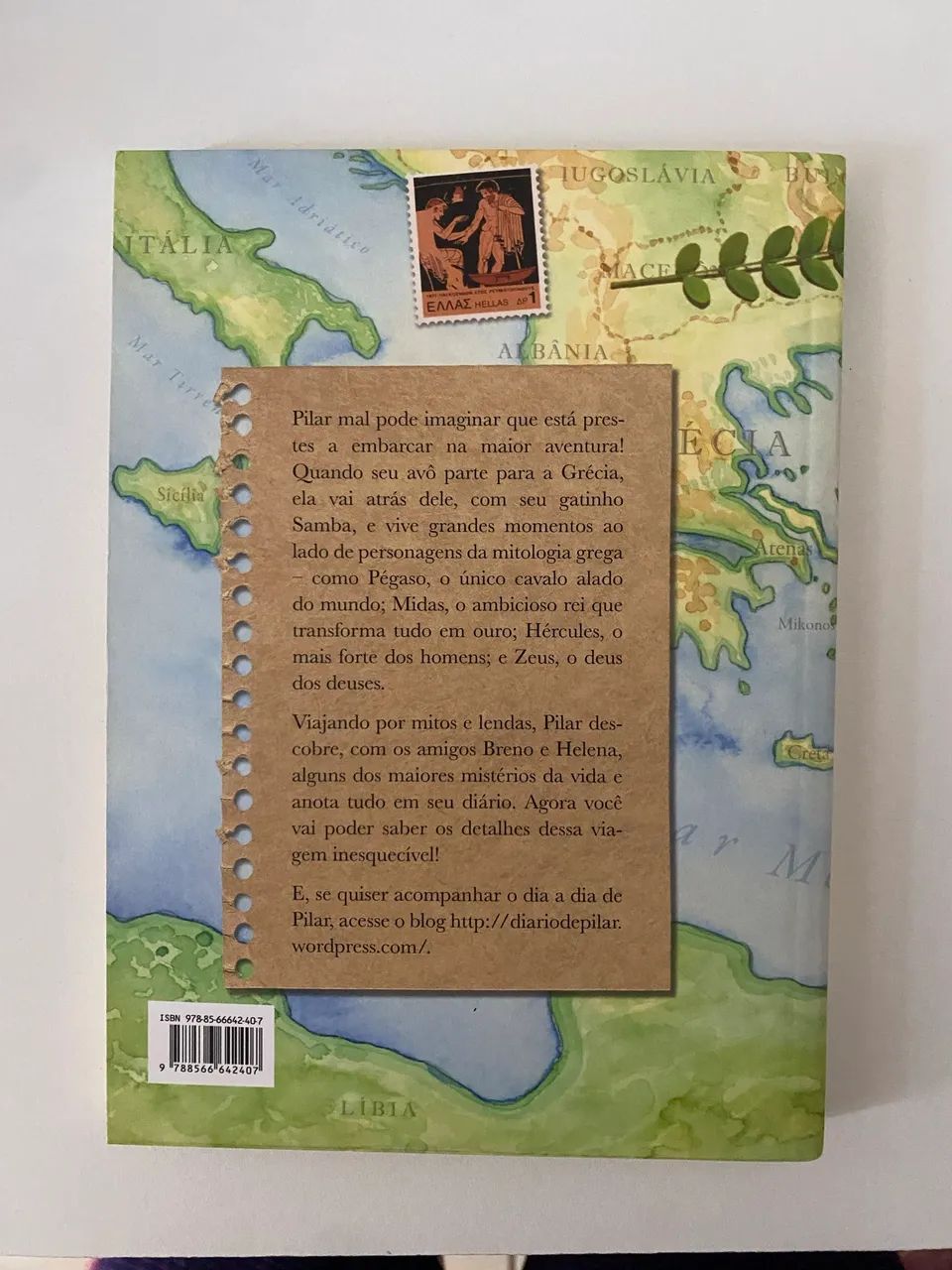 Livro infantil - Diário de Pilar na Grécia (Novo!) - Foto 2