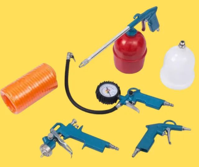 Kit Multiuso para Compressor com 5 Peças FortGroup