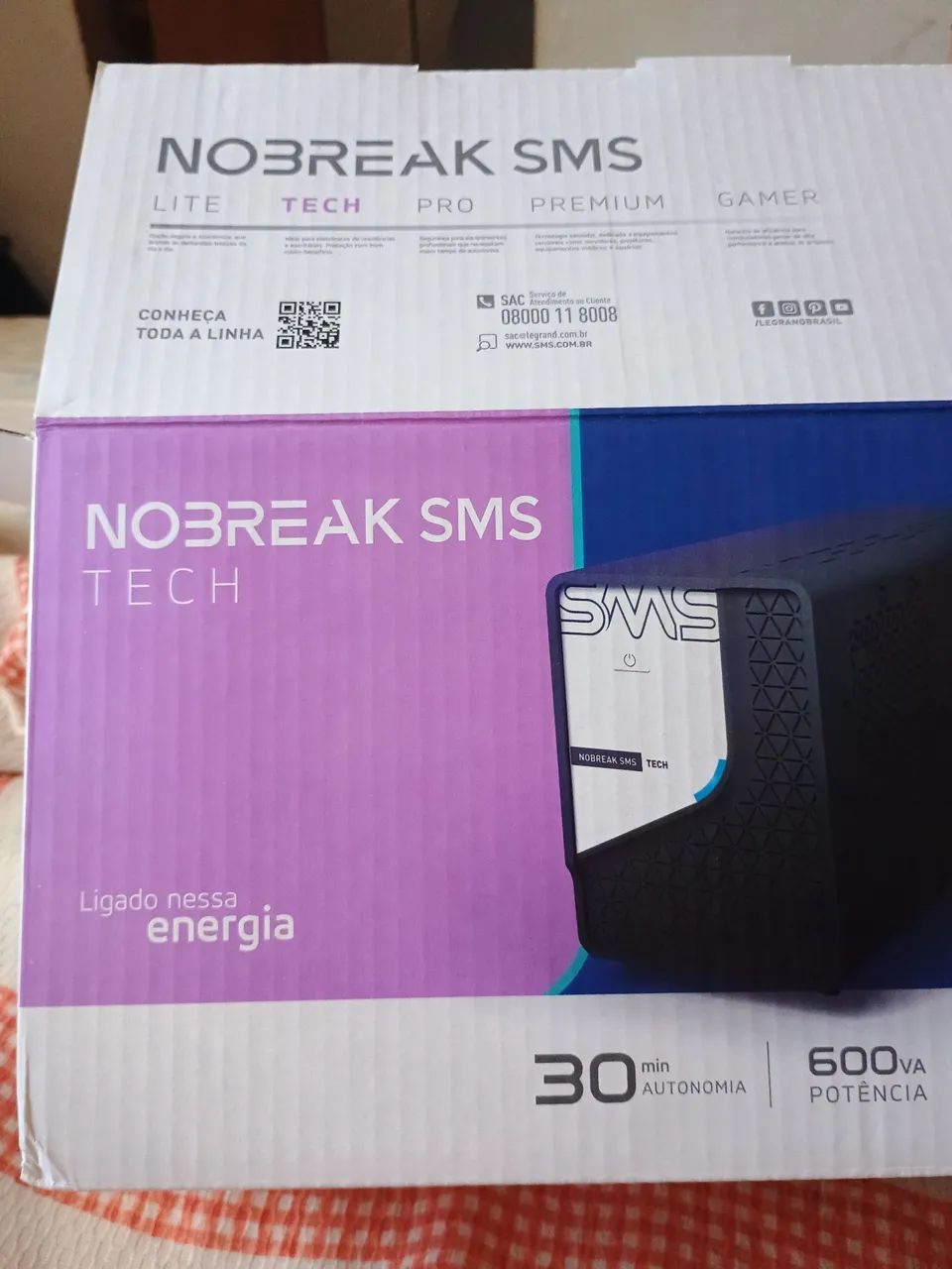 Nobreak SMS TECH 6 tomadas. - Foto 3