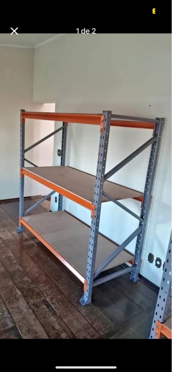 Prateleira de Aço Reforçada para Comércio