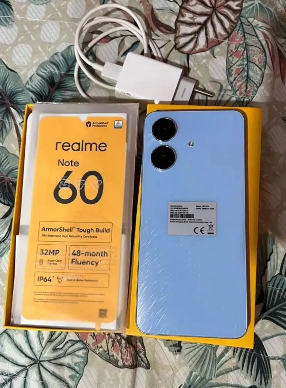 Realme NOTE 60 novo ,128gb valor negociável