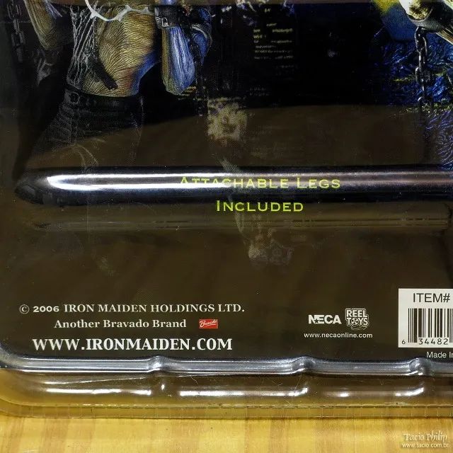 Iron Maiden Live After Death Eddie - Action Figure - Neca Series 2 Oficial Lacrado - 2006 - Foto 5