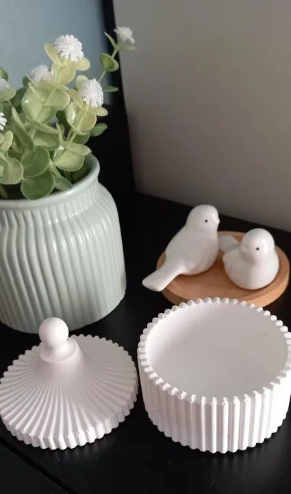 Kit 10 porta joias lembrancinhas em gesso  - Foto 3