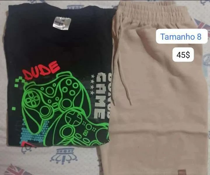 Conjunto Infantil Dinossauro - Tamanho 8 - Foto 3