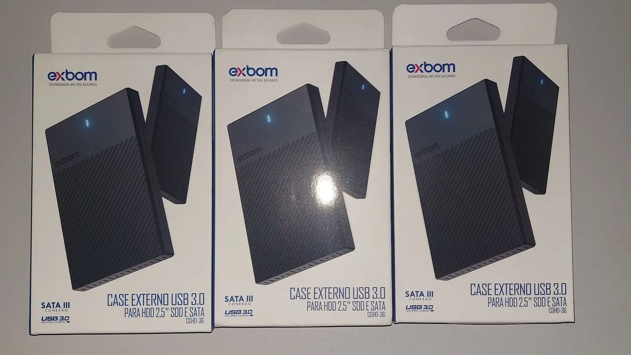 Case para HDD  / SSD SATA  2.5 USB 3.0 