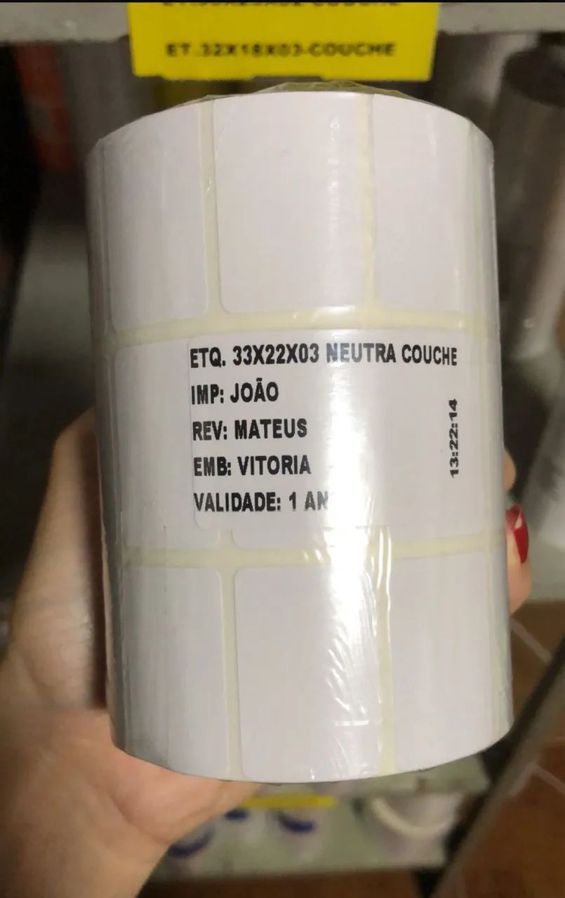 Etiqueta + Ribbon de cera