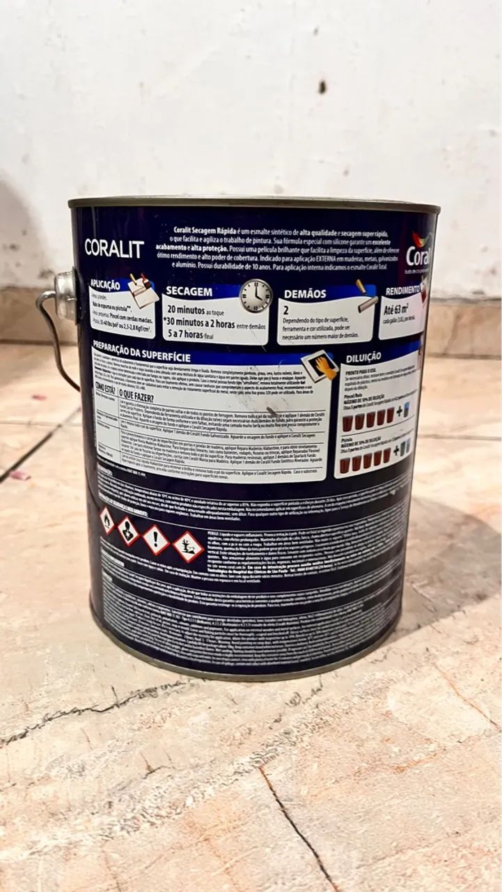 Esmalte sintético Coral madeiras e metais  - Foto 2
