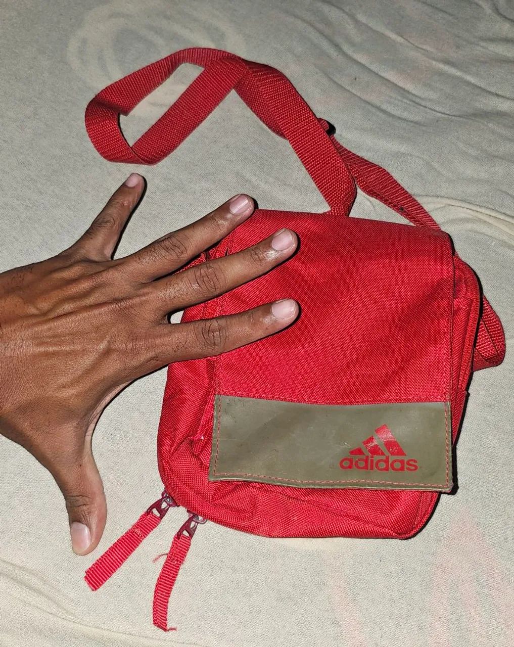 Bolsa Ecobag Adidas Vermelha