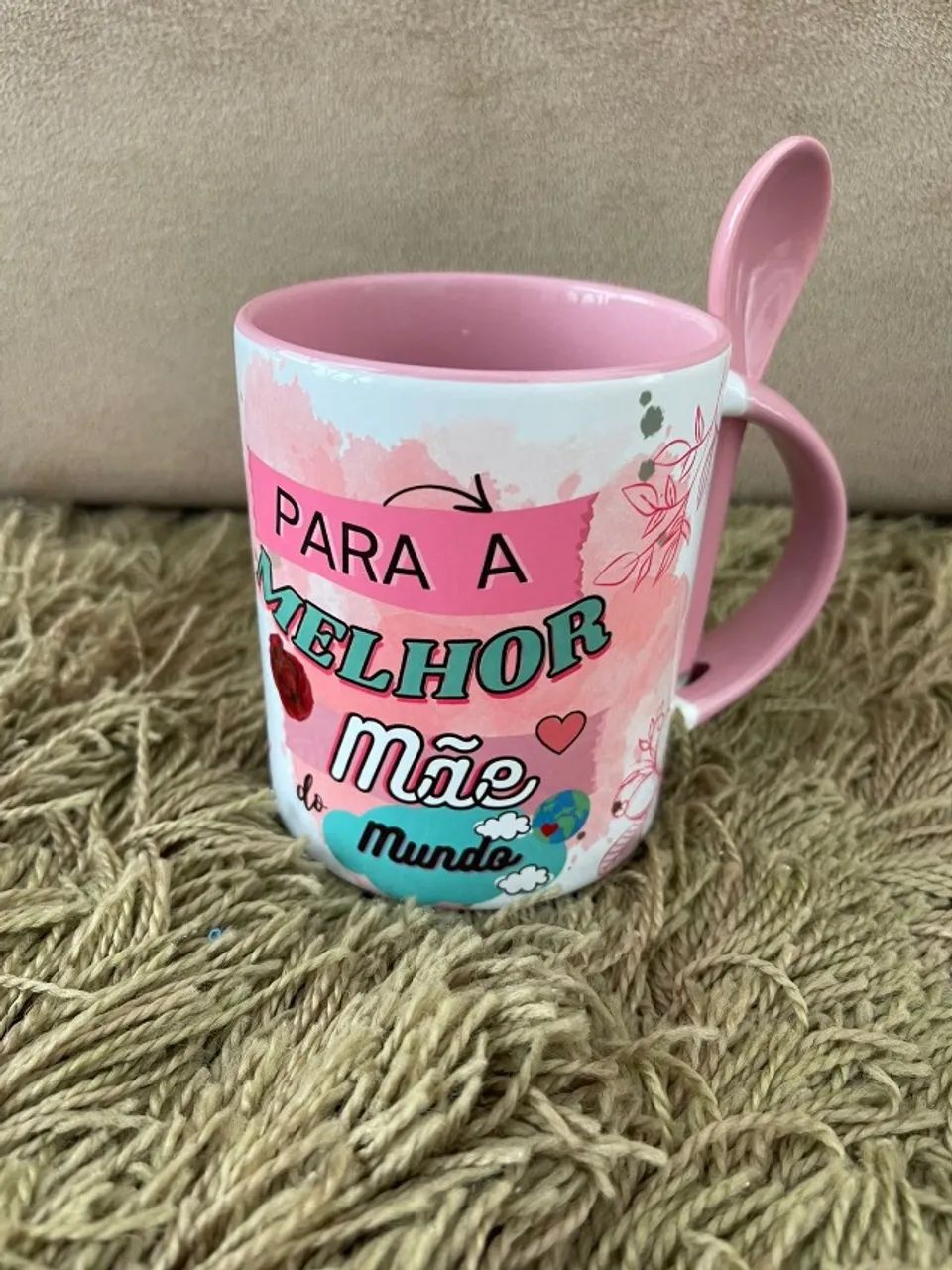 Caneca Personalizada com Colher - Foto 2