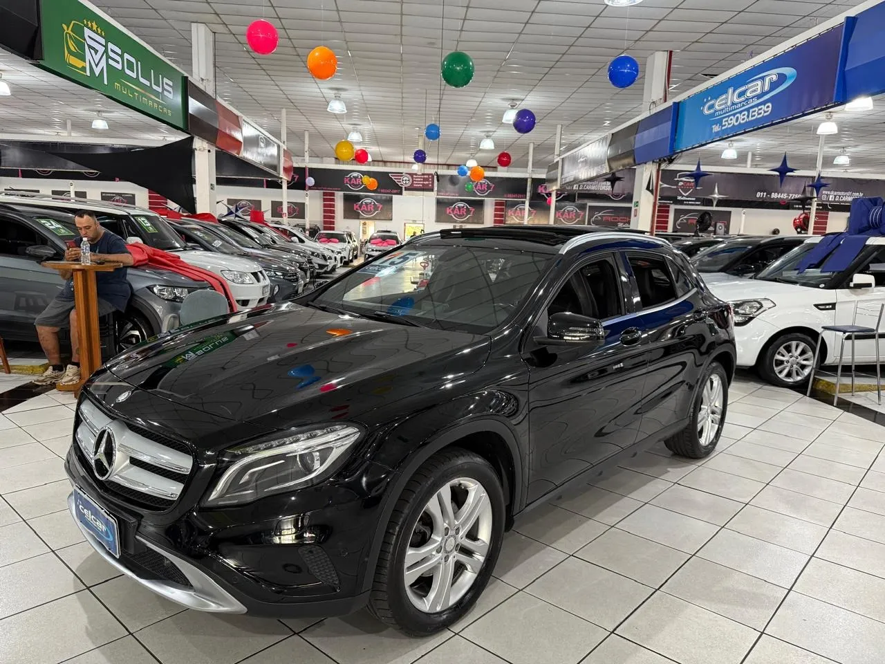 Mercedes-Benz Gla 200 1.6 Cgi Vision Black Edition 16V Turbo Gasolina 4P Automático