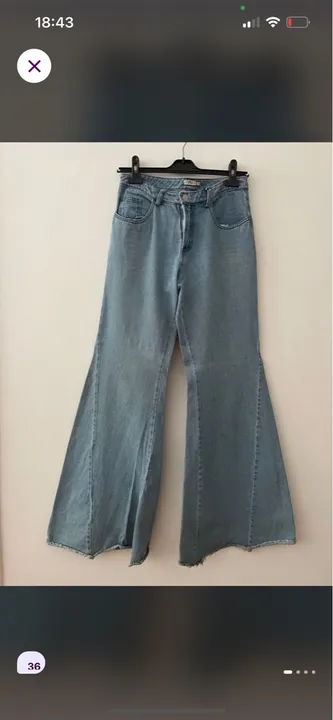 Calça Jeans Flare Azul Claro