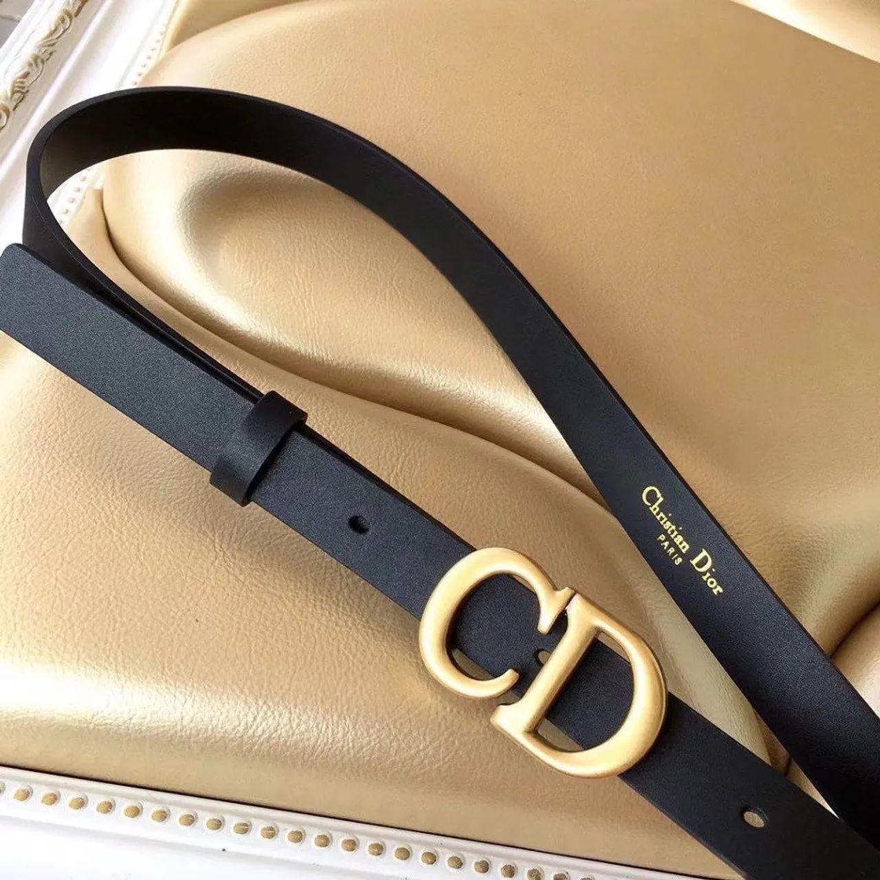 Cinto Christian Dior CD Original Gold  - Foto 2
