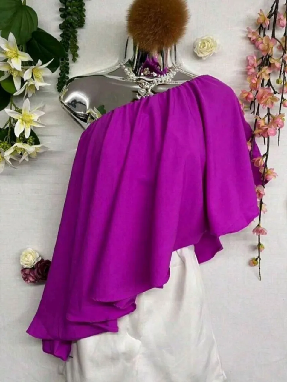 Blusa com babados