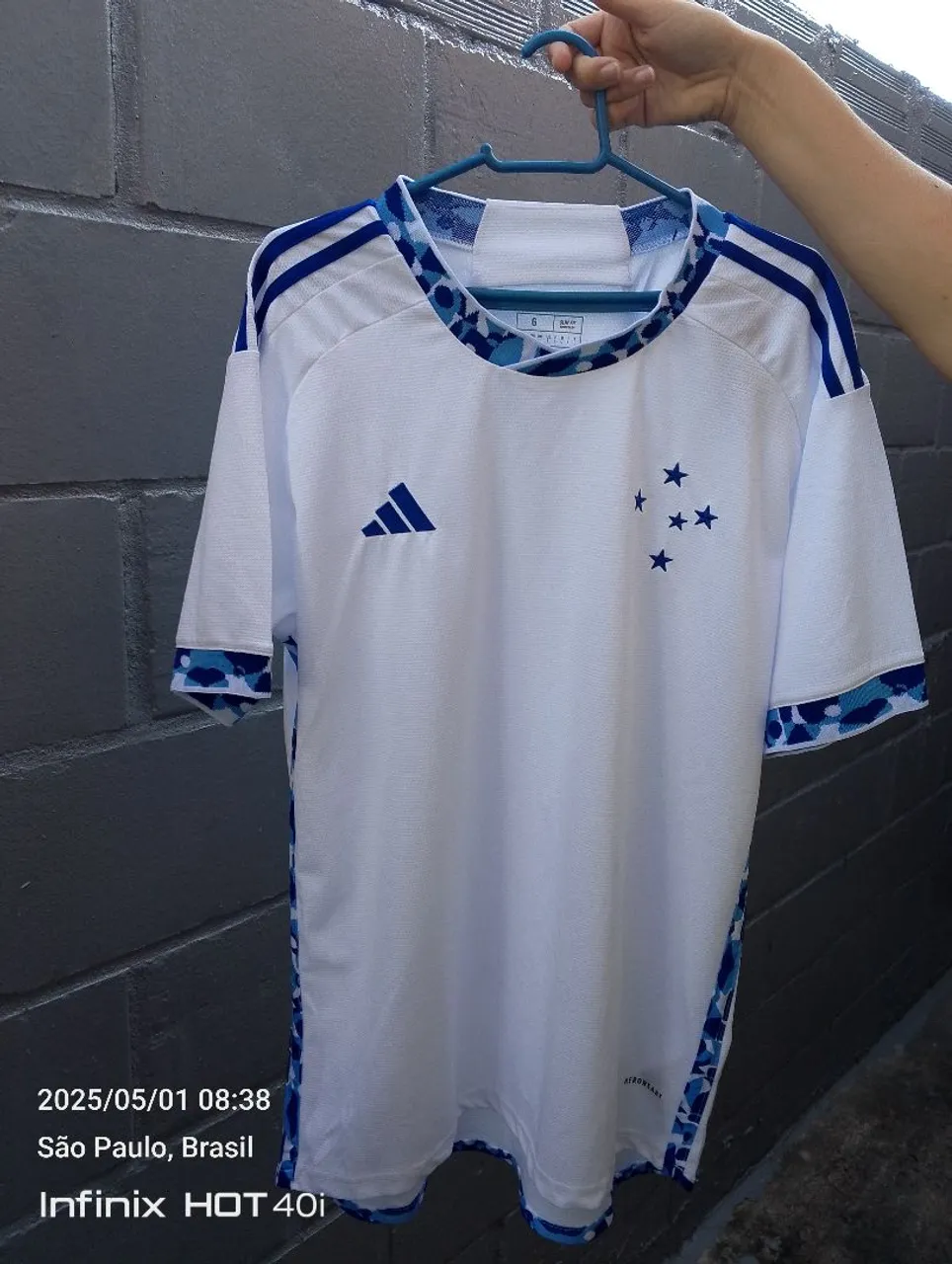 Camisa do Cruzeiro versão Tailandesa- Adidas - Tamanho G