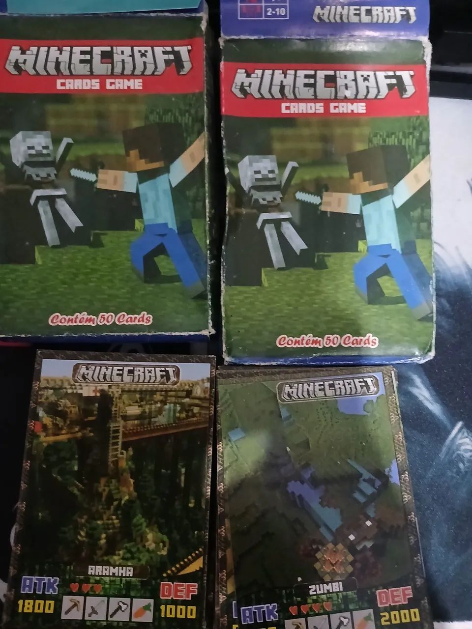 Baralho Minecraft Cards Game - 2 Unidades - Foto 4