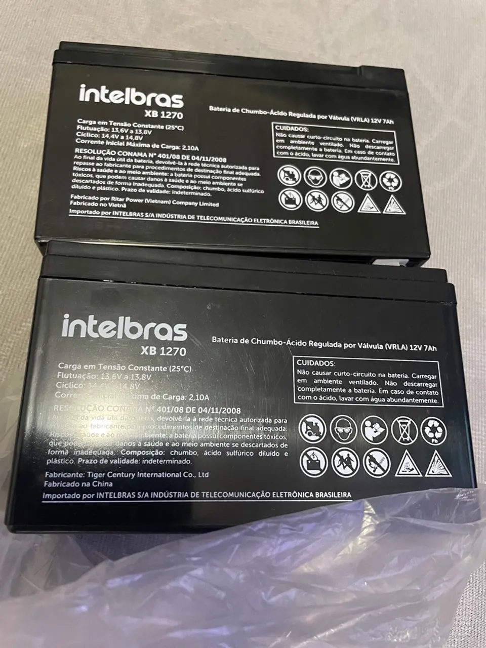 Bateria Intelbras XB 1270 12V 7Ah