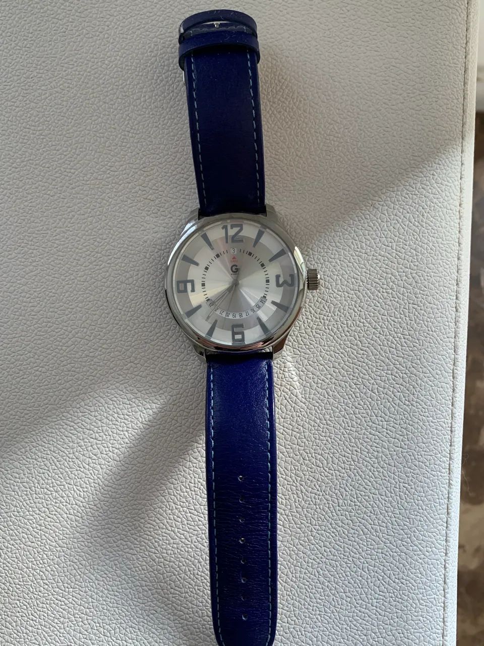 Relógio Guess Aço Inoxidável resistente à água pulseira azul  - Foto 3