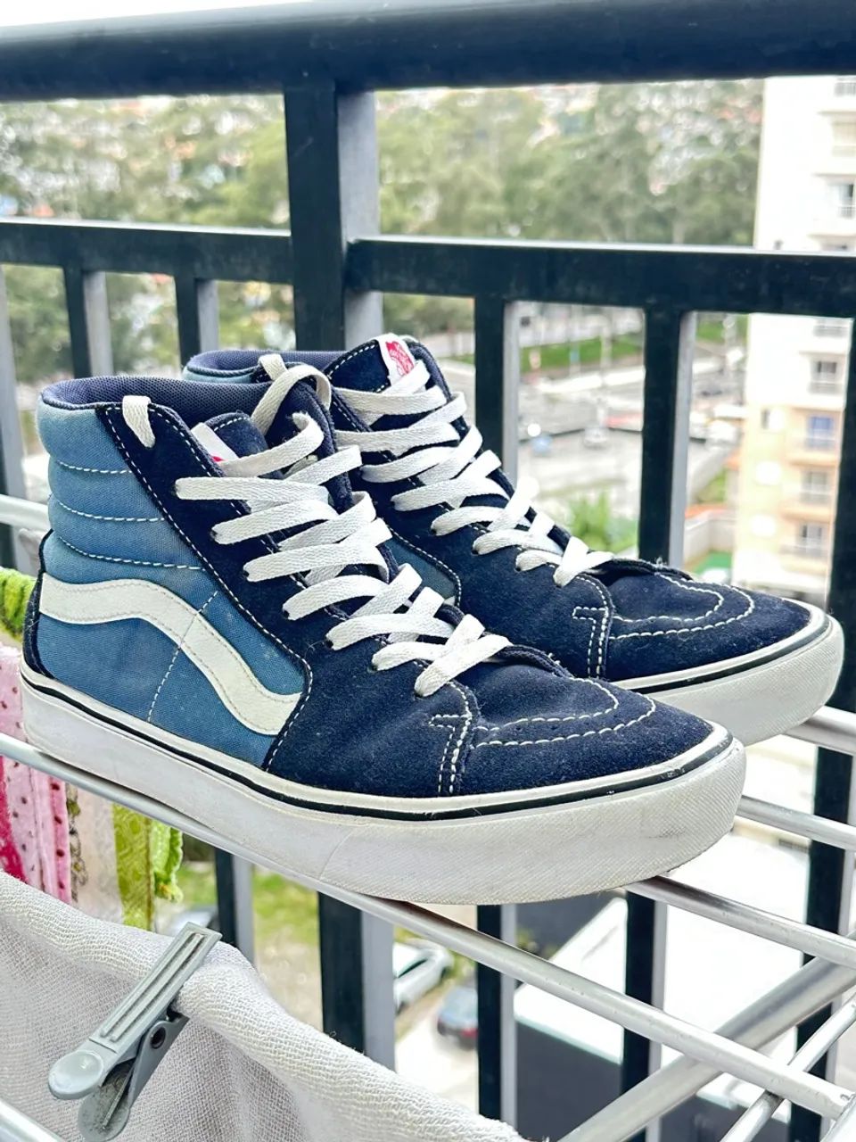 Tênis Vans Sk8 Hi Navy Comfycushi - Foto 3