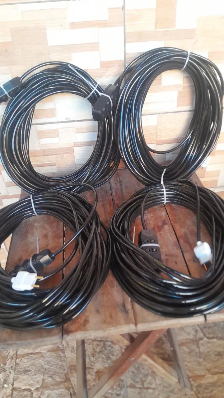 Extensão de 25 metros Cabo pp 2,5mm 