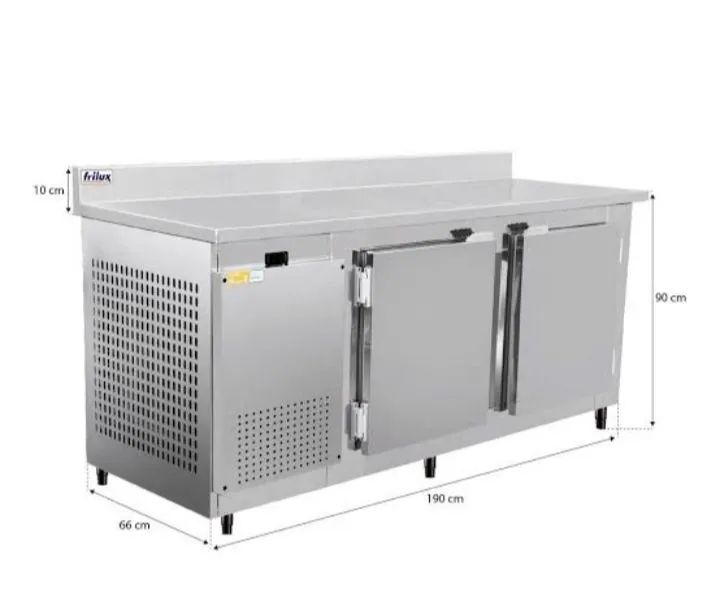 NZ. Balcão Refrigerado inox 1,90m Frilux
