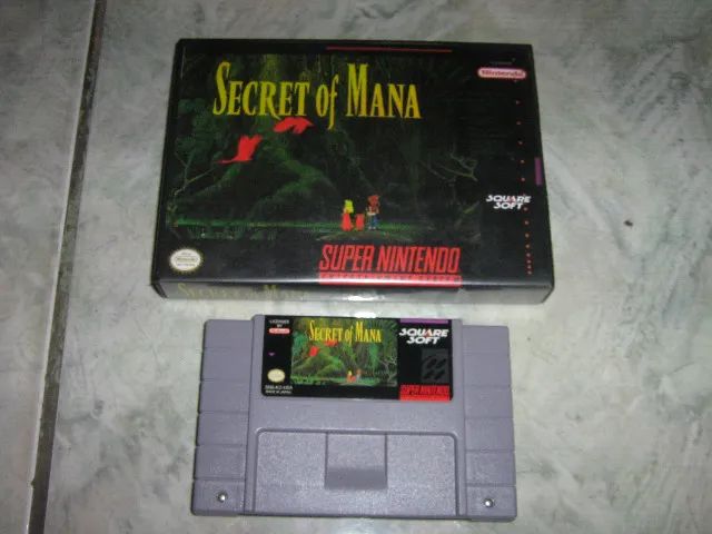 Secret Of Mana original americano c/caixa para Super Nintendo
