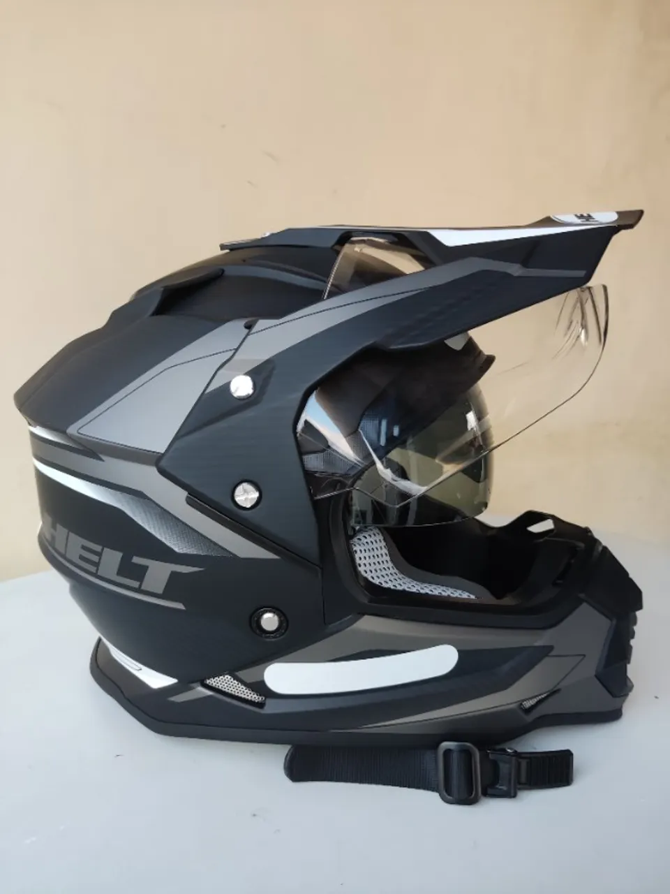 Capacete Helt Cross Vision Titaniun Tam 62 *NOVO*