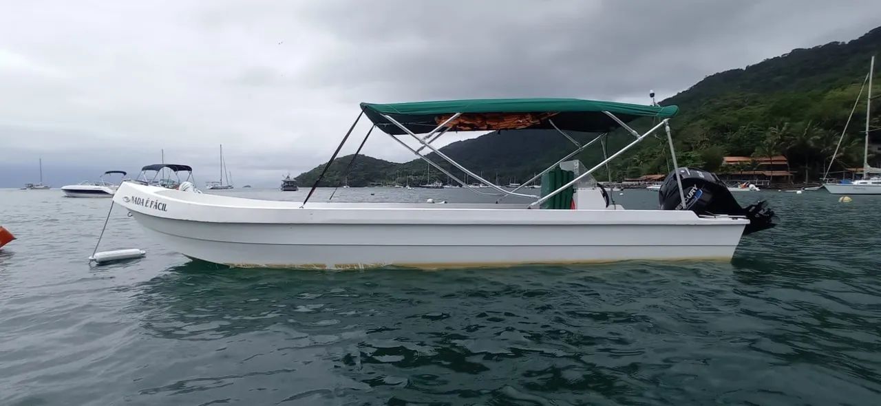 Vendo barco com motor 60 Hp Mercury valor 65 mil - Foto 3