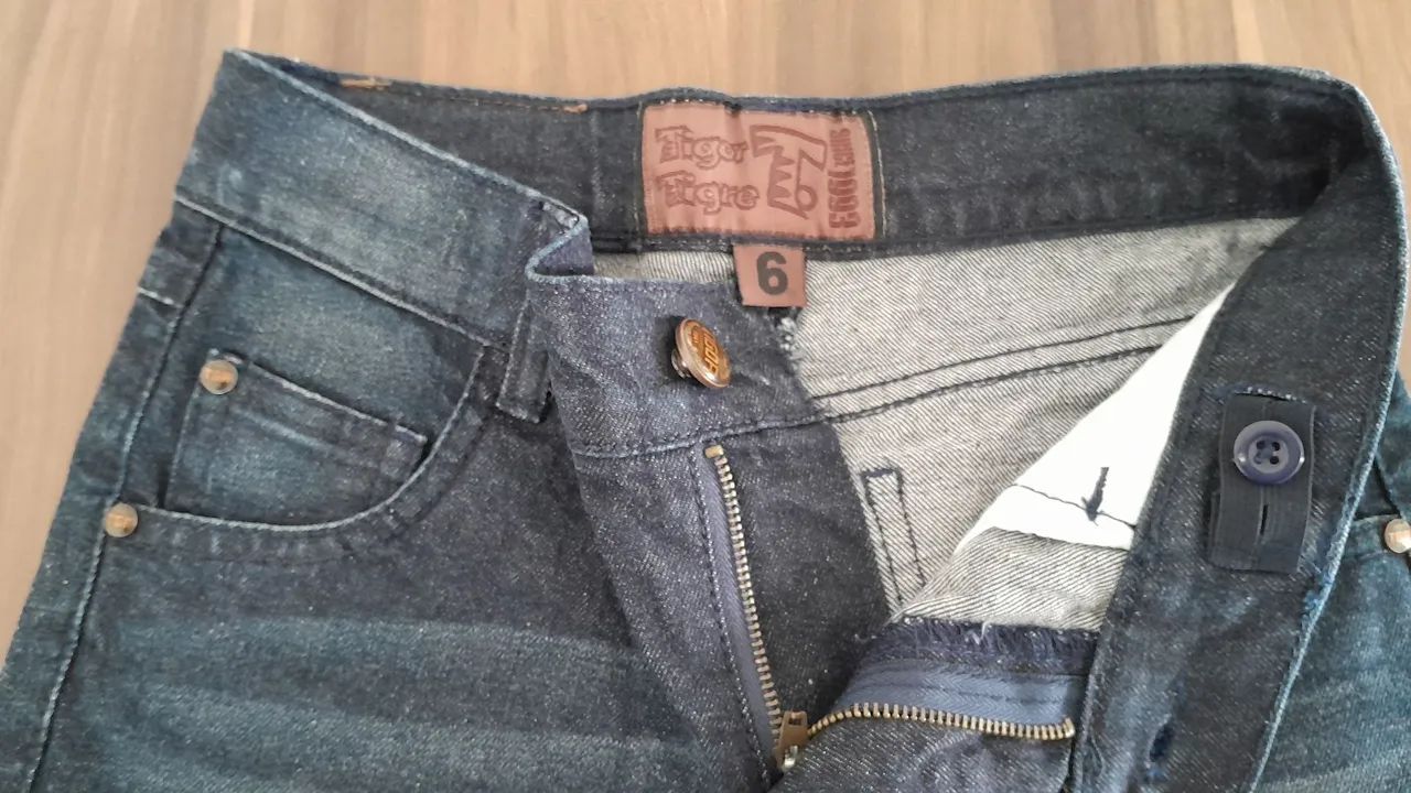 Calça Jeans Tigor -  tamanho 6 - NOVA - Foto 2