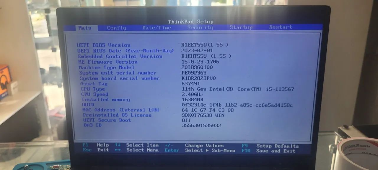Placa mãe Lenovo thinkpad e14 gen 2 com proc i5  - Foto 3