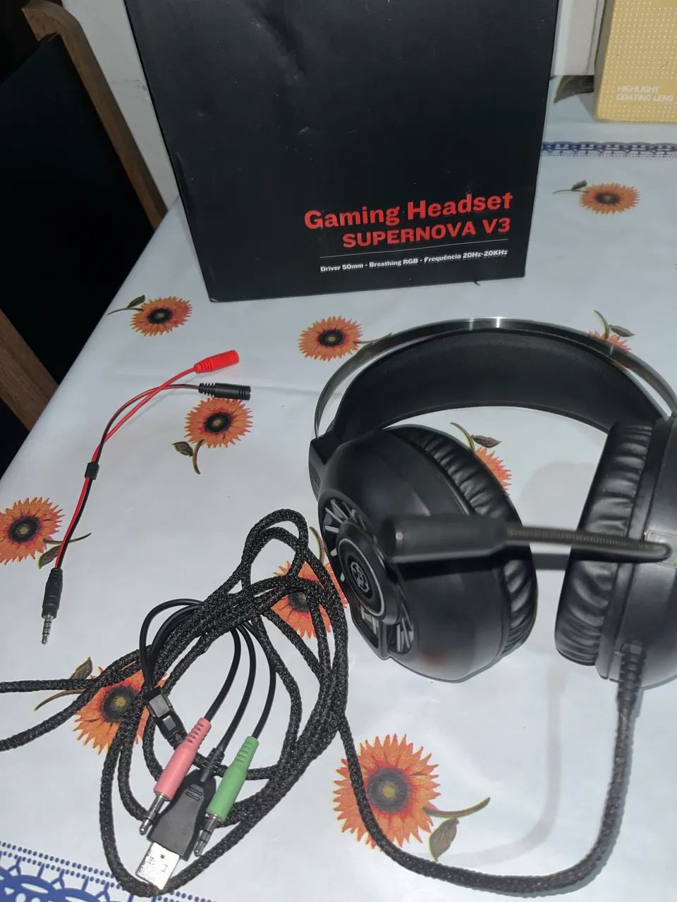 Headset Gamer SUPERNOVA V3 - Áudio Imersivo, Microfone Profissional e Conexão Total! - Foto 2