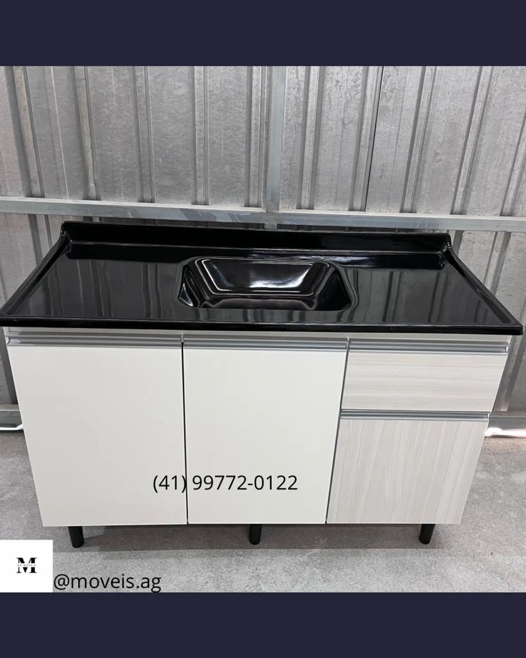 Pia 1.20 * Cuba e Balcão * Entrego 