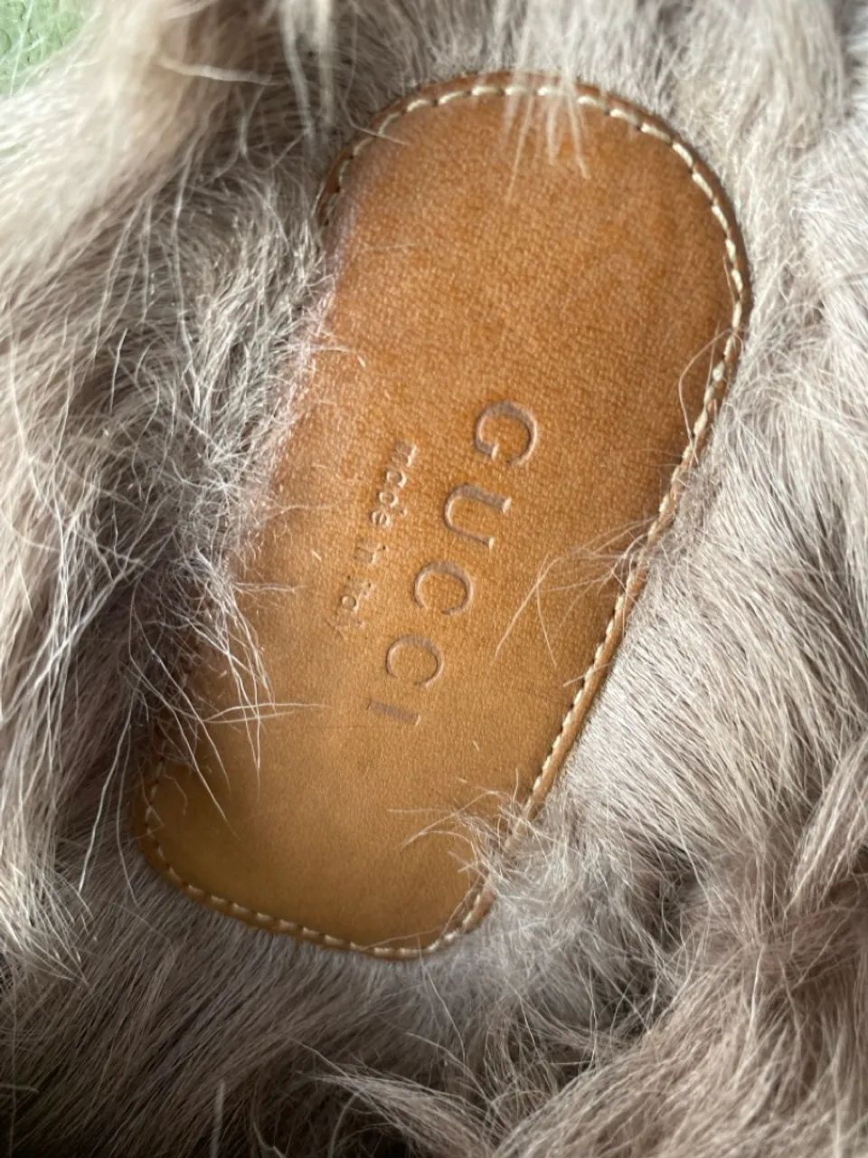 Mule Gucci com pelo  - Foto 2