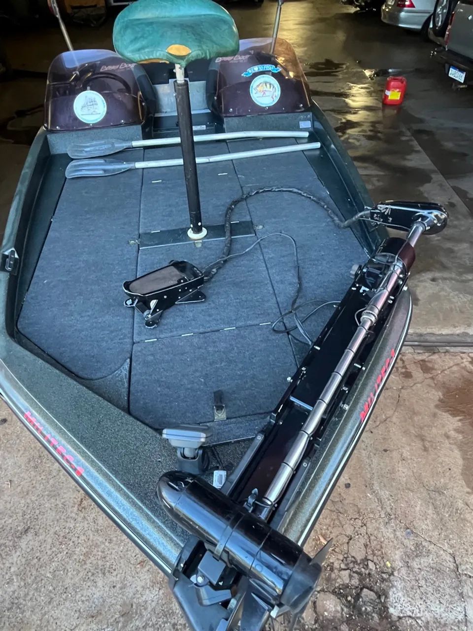 Lancha Bass Boat 2002 motor 175hp  - Foto 10