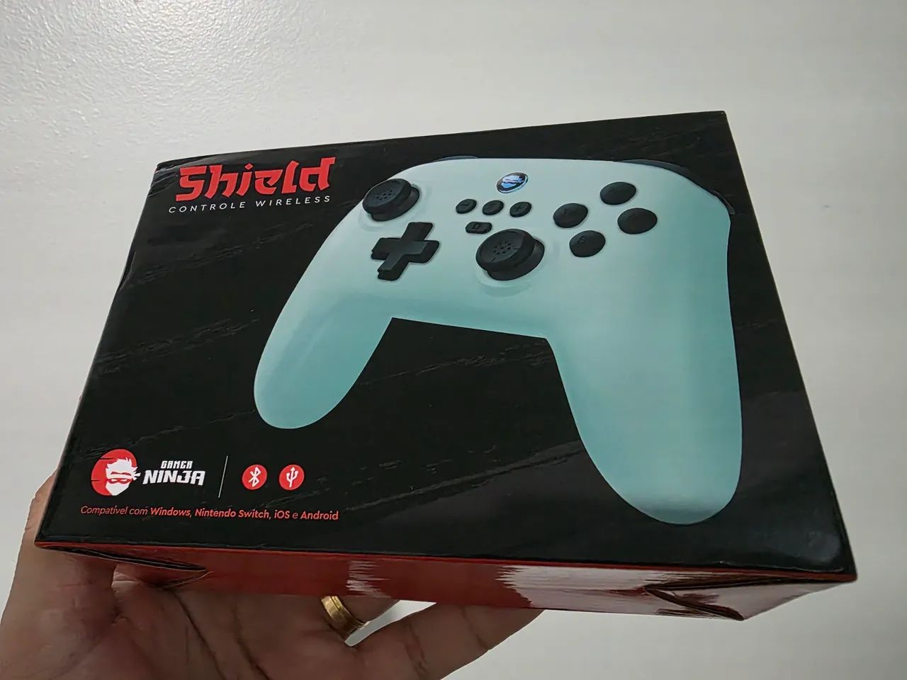 Controle Wireless Gamer Ninja Shield - Compatível com diversos dispositivos