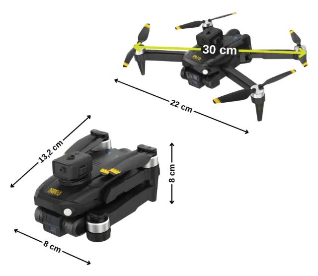 Drone Kingfly Ka-wrj13 Motor Brushless Com Câmera 4k  - Foto 4