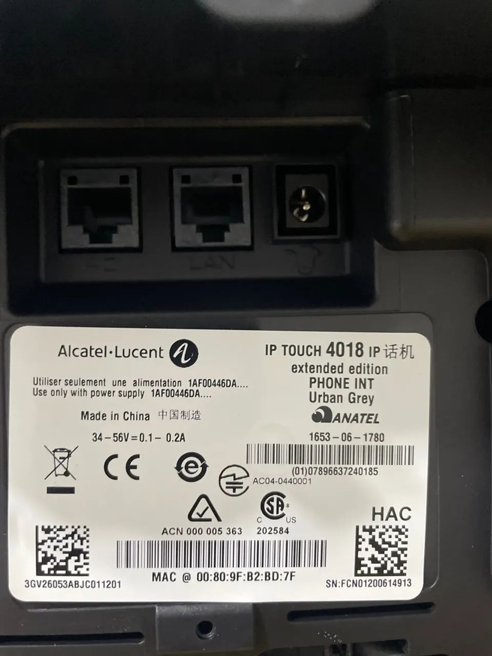 Telefone NOVO Alcatel-Lucent IP Touch 4018IP (SEM FONTE) - Foto 2