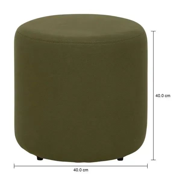PUFF SET ROUND - Tok Stok - Verde Musgo - Foto 2