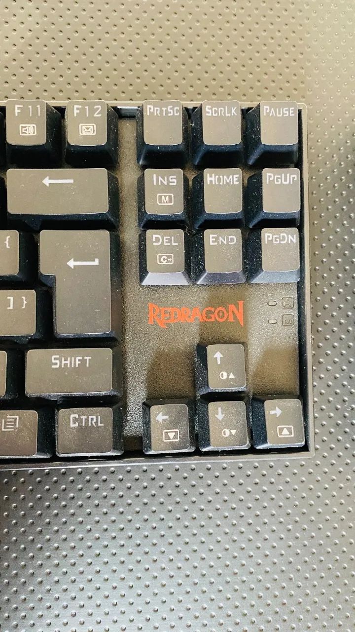 Teclado Redragon Kumara Pro Rgb Wireless Nunca Utilizado Em Perfeito Estado - Foto 3