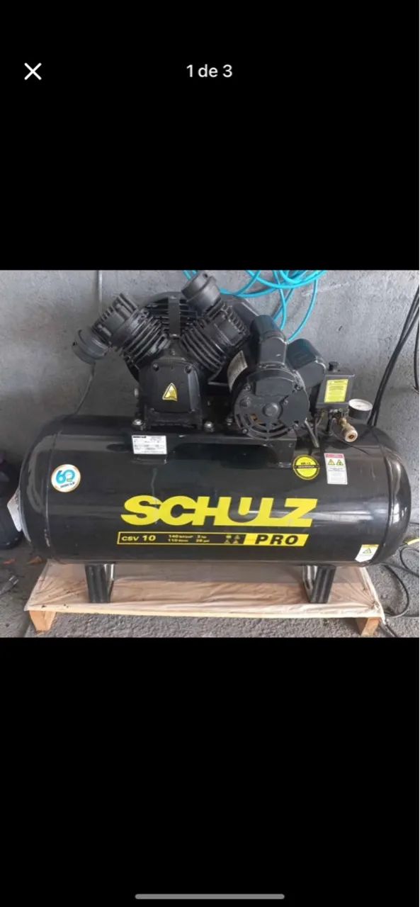 Compressor de ar industrial 110L - Foto 3